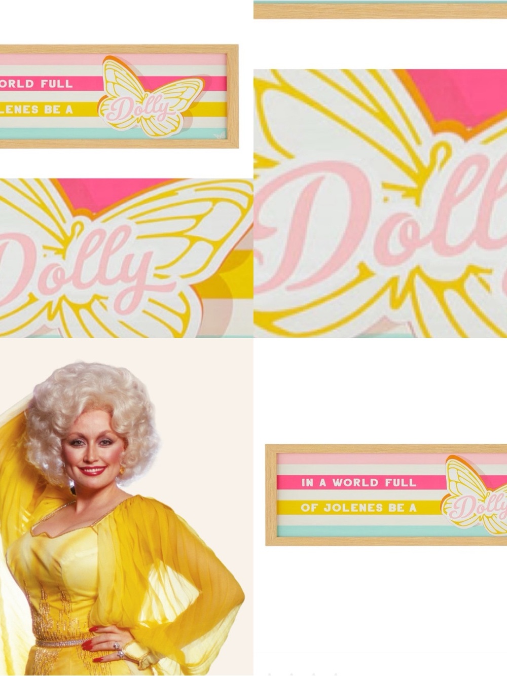 Dolly Parton limited edition wall sign
